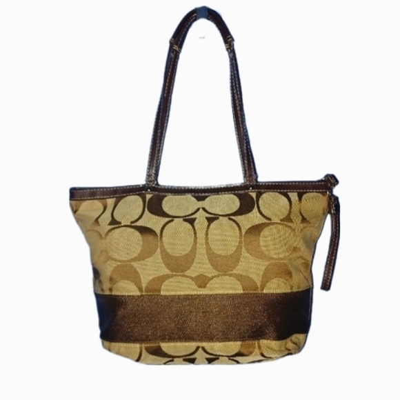 ❌️SOLD❌️ Coach Brown Handbag - Picture 4 of 5